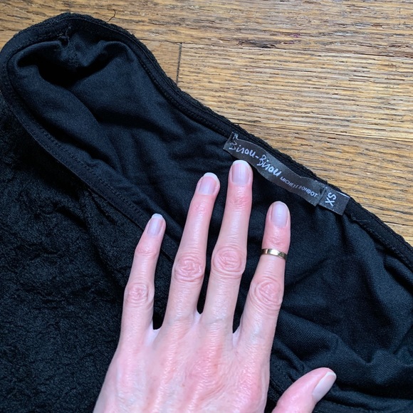 Vintage 199O Black Strapless BISOU BISOU Dress 🖤VERY Elegant🖤Holidazze..❤️! - Picture 4 of 8